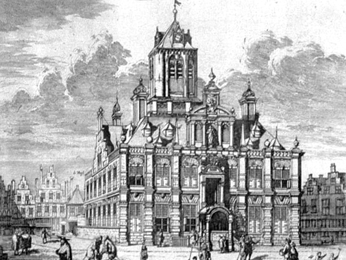 Stadhuis en de Steen - Hendrik de Keyser (circa 1618-1620).