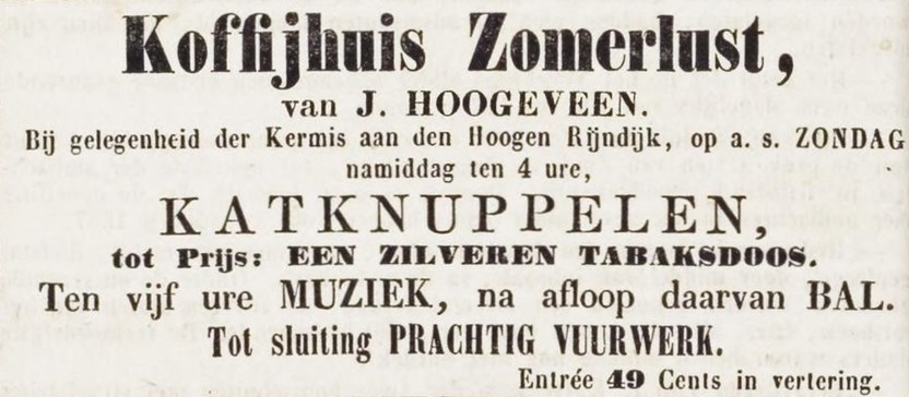  Advertentie in de Leydse Courant, 19-09-1864