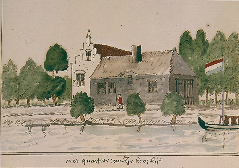 Hoofdkwartier van prins Willem bij Bodegraven.