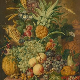 Stilleven met vruchten, Jacobus Linthorst