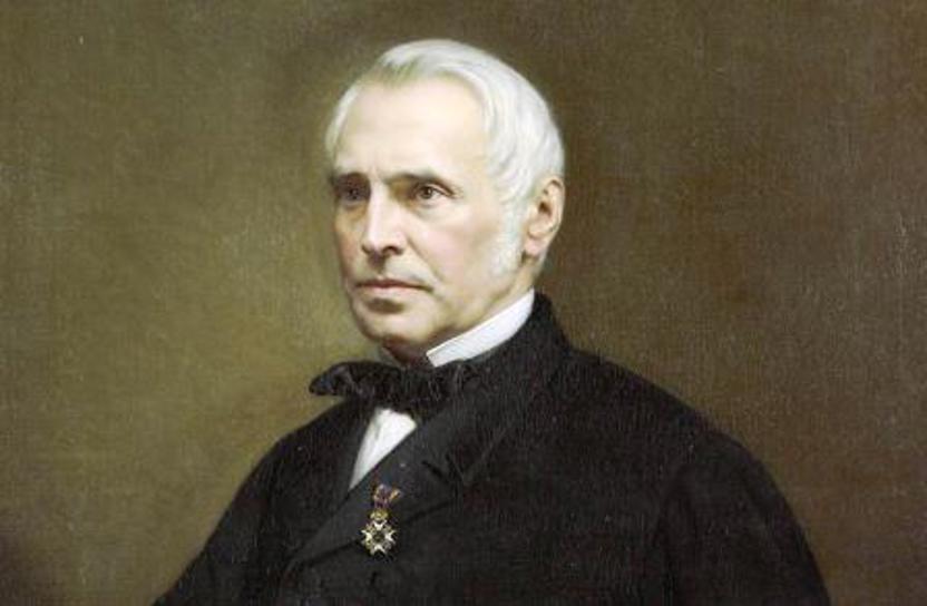 Detail van een portret van architect Cornelis Outshoorn door Moritz Calisch (Collectie Rijksmuseum)