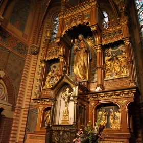 Binnenin de Maria van Jessekerk. (Foto: Carla v.d. Drift)