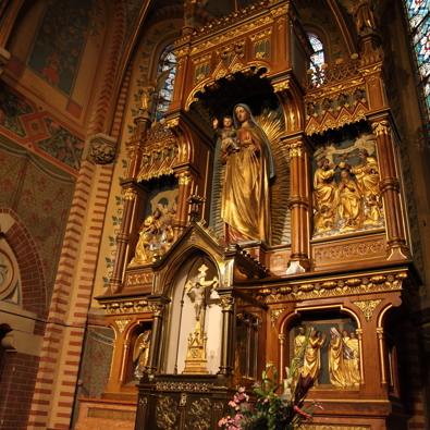 Binnenin de Maria van Jessekerk. (Foto: Carla v.d. Drift)