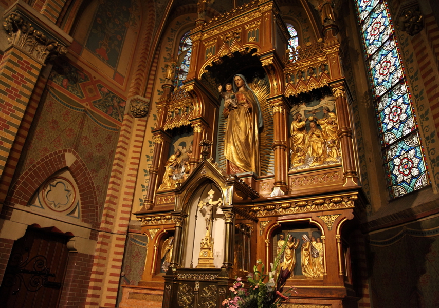 Binnenin de Maria van Jessekerk. (Foto: Carla v.d. Drift)