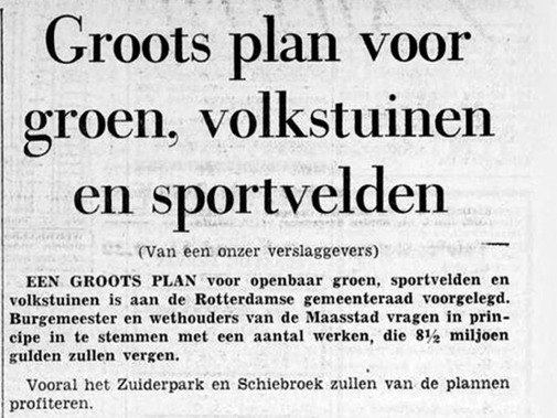 Publicatie ontwikkelplan, Het Vrije Volk