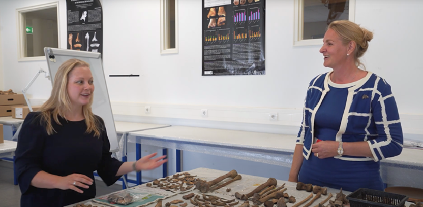 Oude botten, nieuwe verhalen - screenshot video Erfgoedhuis