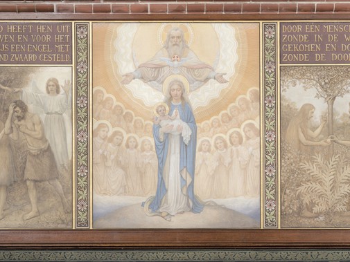 Interieur van de kerk