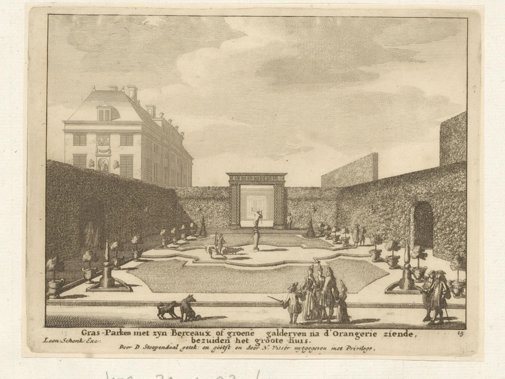 Clingendael parterres met naantjes