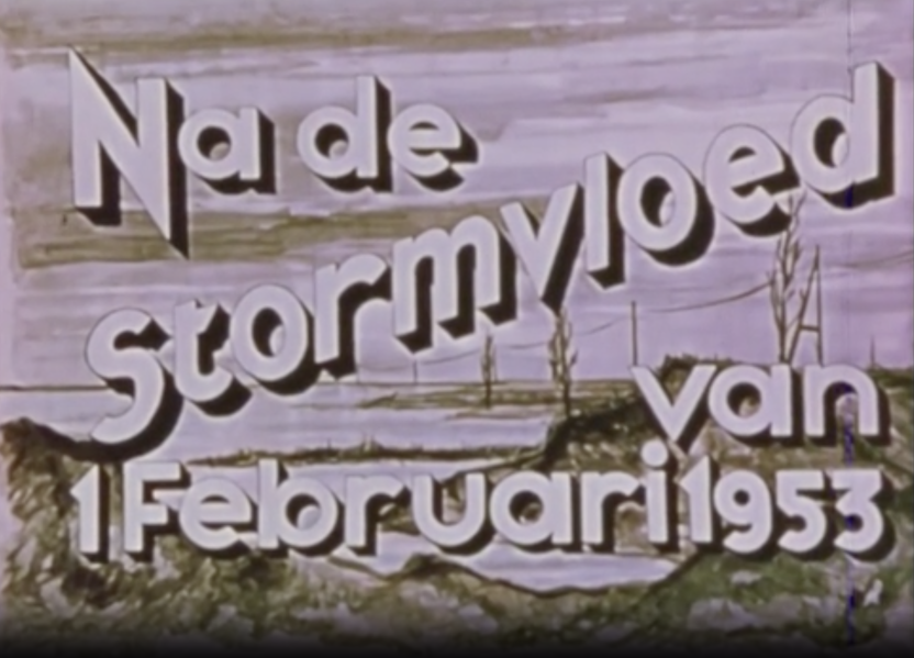 dijkherstel na de Watersnoodramp