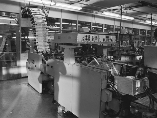 Hogedruk rotatiepers (foto Rob Bogaerts/Anefo, 1981)