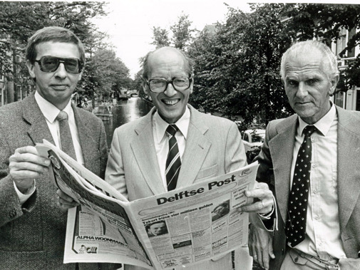V.l.n.r. Jan van Haagen, Henk van der Drift, en Bertus Nooijen. (foto Aad van der Drift)