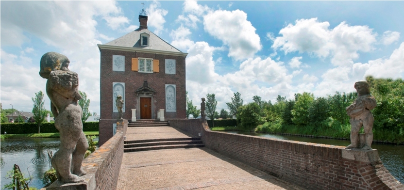 Foto Hofwijck in Voorburg, de buitenplaats van Constantijn Huygens