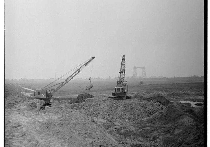 Foto: Graafwerkzaamheden in 1966 (Collectie ANEFO, Nationaal Archief)
