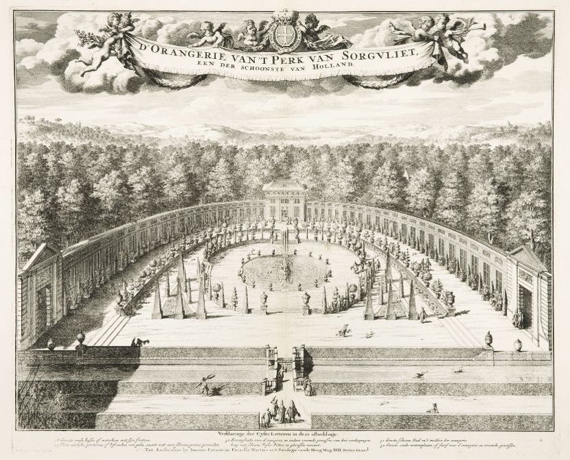 afbeelding van De oranjerie van Sorgh-vliet