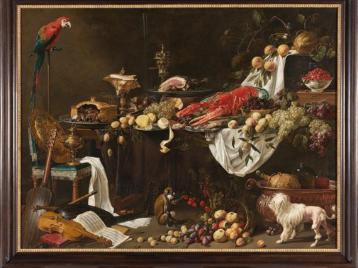 Pronkstilleven door Adriaen van Utrecht