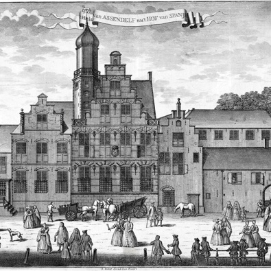 Huis van Assendelft, door Gerrit van Giessen (ca.1692-1750) (Wikimedia Commons)