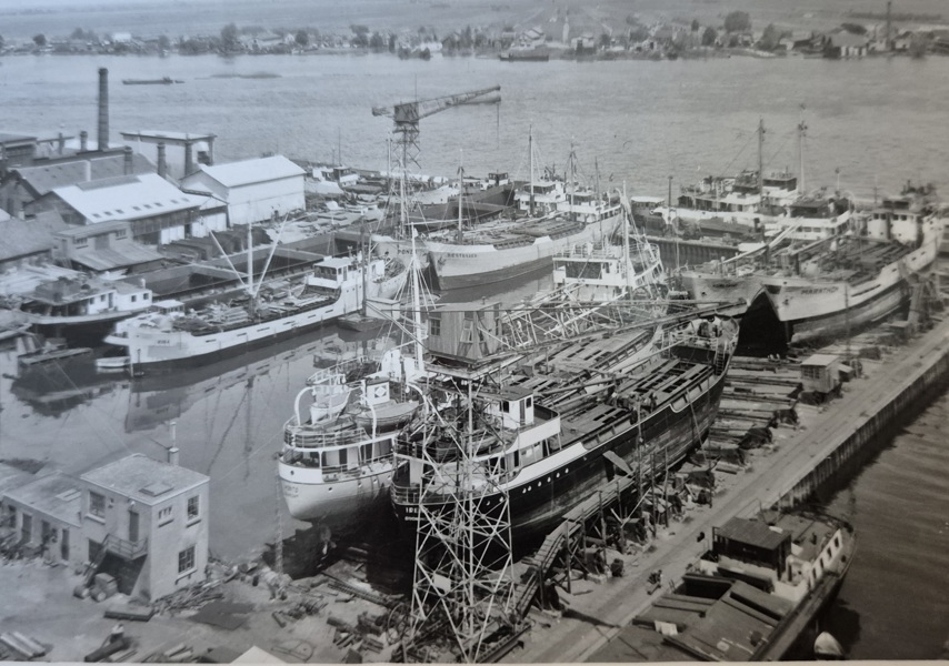 De werf met veel 