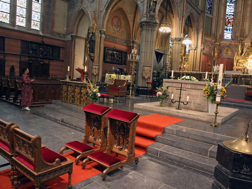 Binnenin de Maria van Jessekerk. (Foto: Carla v.d. Drift)