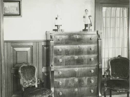 Het interieur van het Meisjeshuis in de jaren 