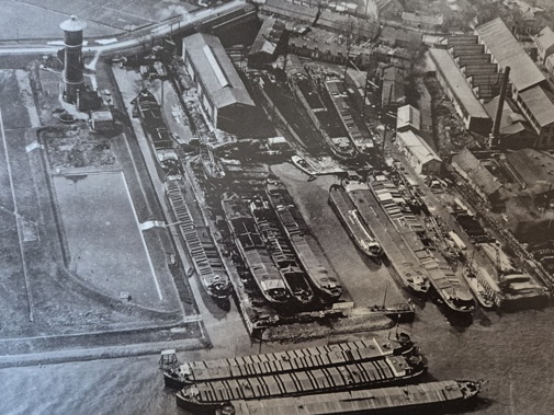 Zo zag de werf in 1928 er uit.