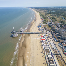 De kust bij Scheveningen