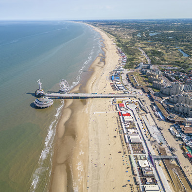 De kust bij Scheveningen