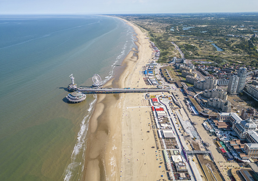 De kust bij Scheveningen