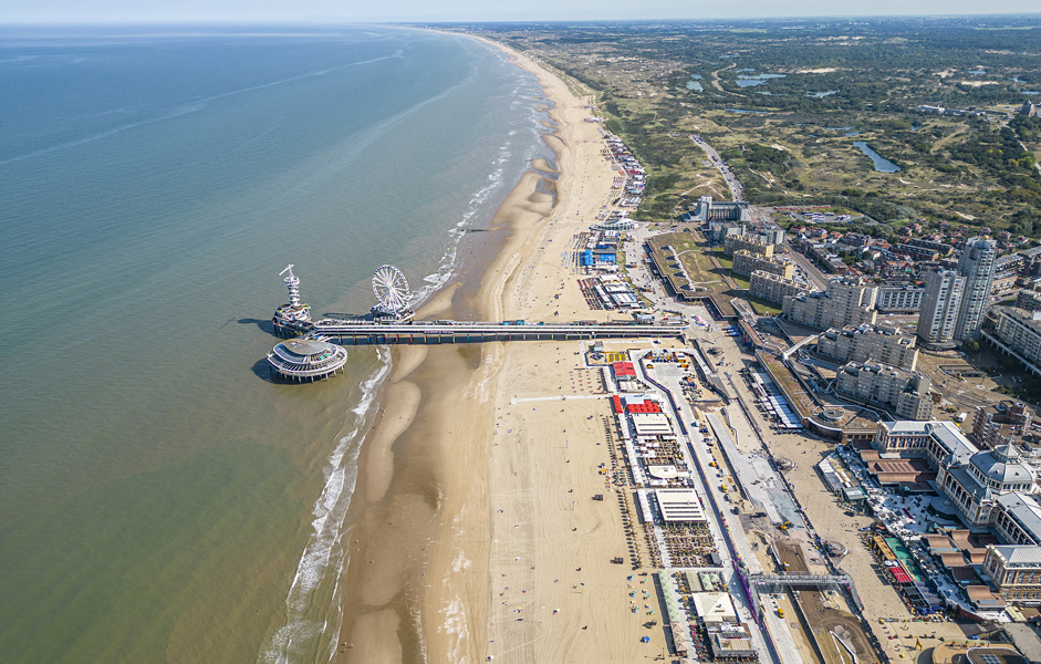 De kust bij Scheveningen