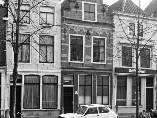 Koornmarkt 38-36-34 te Delft, omstreeks 1970